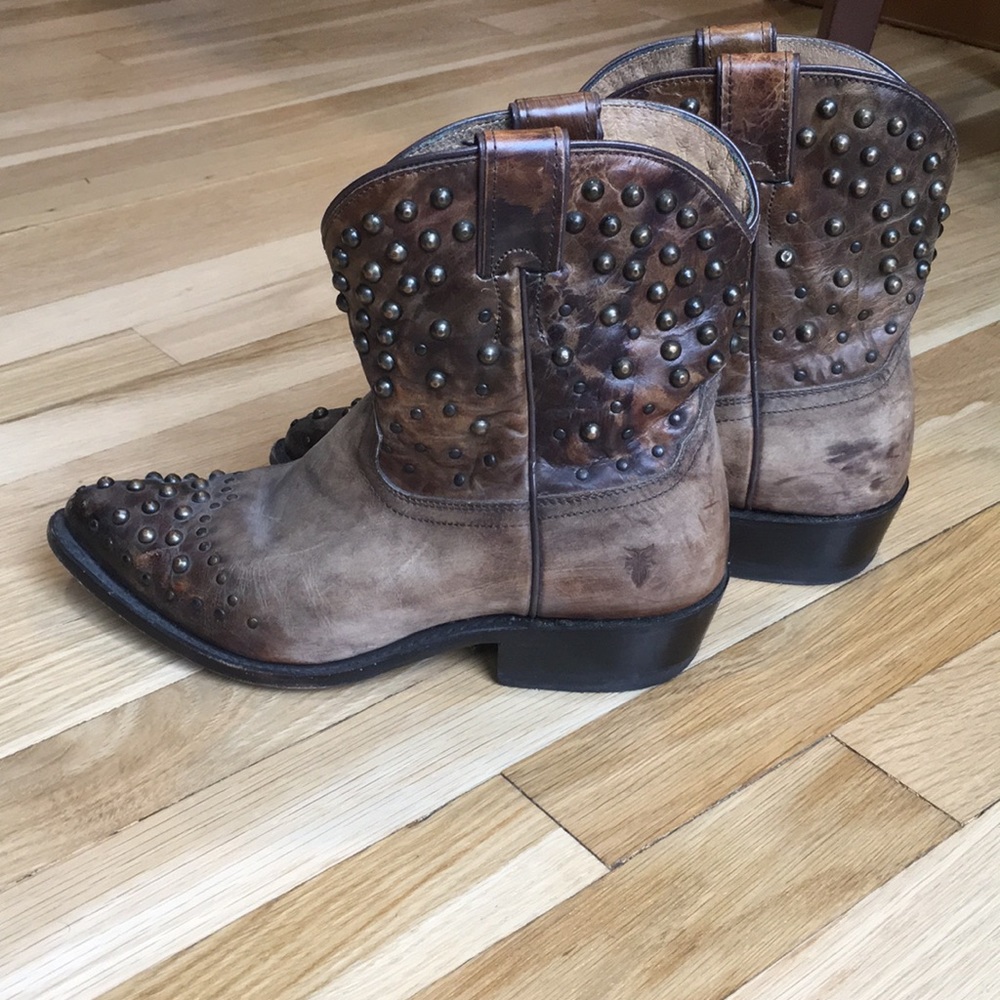 Frye Studded cowgirl boots